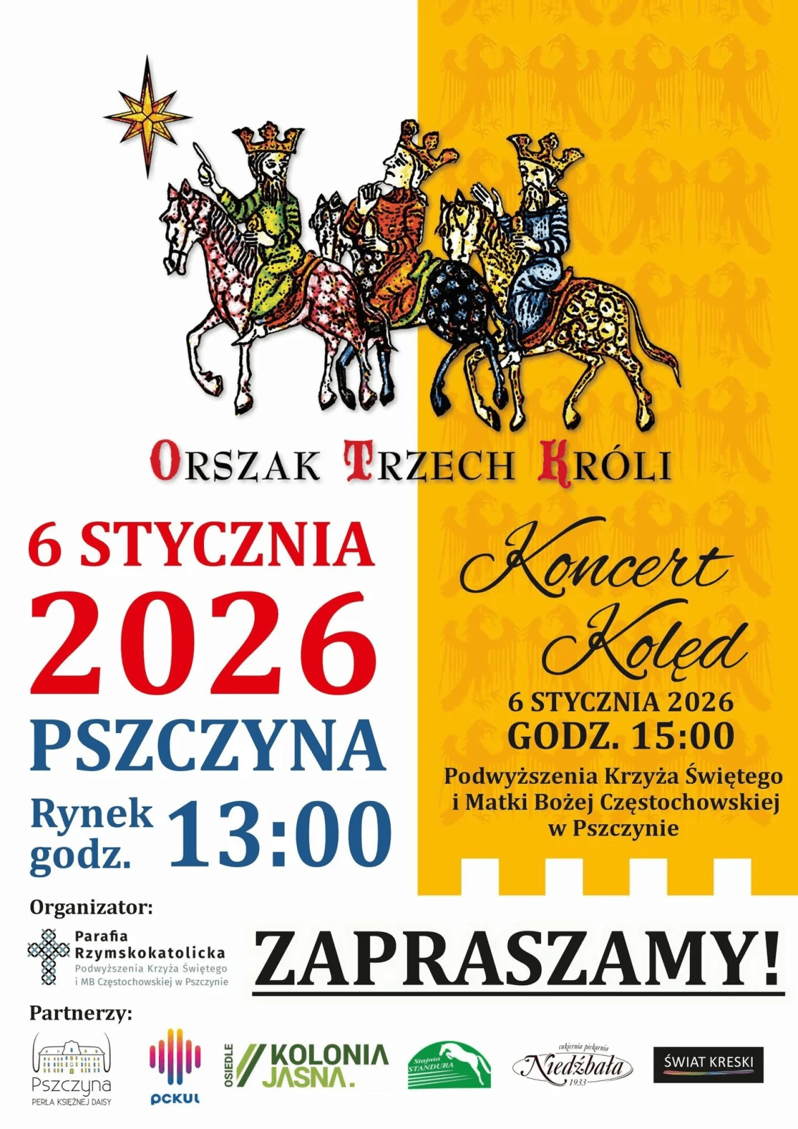 Pierwszy Orszak Trzech Króli w Pszczynie już we 